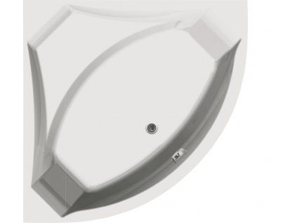 Vagnerplast Veronela 140 x 140 cm VPBA140VEA3X-04 vana vč. noh  + Nohy k vaně ZDARMA
