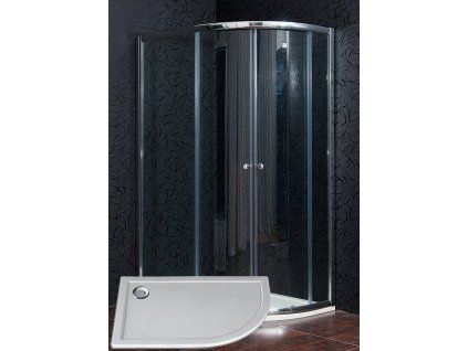 836 3 sprchovy kout ctvrtkruhovy obelnik klasik 120 x 90 cm cire sklo s vanickou z liteho mramoru stone leve provedeni