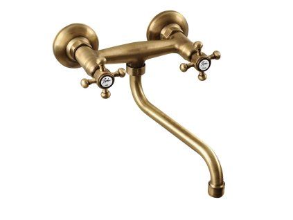 Sapho Antea 3066 dřezová baterie nástěnná 150 mm kohoutková  bronz