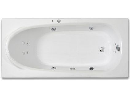 2114 viriva vana rhey surf 160 x 75 cm 4 velke masazni trysky 6 malych masaznich trysek 1 saci kos