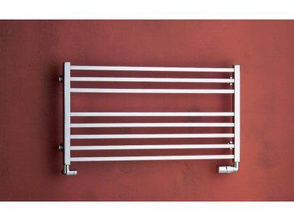 PMH Avento 905 x 480 mm AVLMS koupelnový radiátor metalická stříbrná