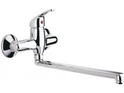 Raf Polar PL03B dřezová nástěnná baterie ploché ústí 20 cm, r. 150 mm