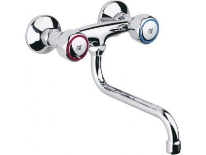 Raf Rio RI1551A dřezová nástěnná baterie kulaté ústí 20 cm,  r. 100 mm