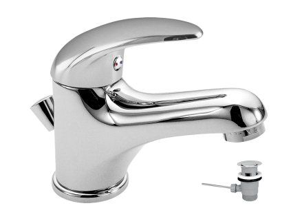 Novaservis Umyvadlová baterie s výpustí Metalia 55 chrom 55001,0