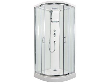 3395 4 sprchovy box briliant model 1 ctvrtkruhovy se stropem a vanickou z liteho mramoru cire sklo