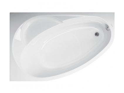 Vagnerplast Flóra 150 x 100 cm VPBA151FLA3LX-04 vana vč. noh levá  + Nohy k vaně ZDARMA