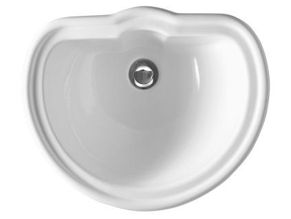 Sapho Retro 103101 umyvadlo zápustné 50 x 41 cm