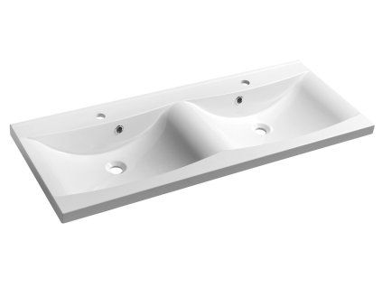 Sapho Luciola 50122 dvojumyvadlo 120 x 50 cm litý mramor