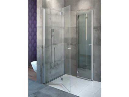 RADAWAY EOS KDD-B 120 x 80 cm 37353-01-01N sprchový kout sklo Transparent
