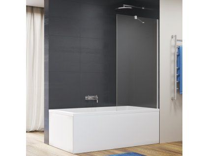 SanSwiss Ronal EASY 70 cm pevná vanová zástěna sklo Transparent STR4P6B0705007