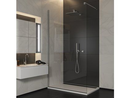 SanSwiss Ronal WALK-IN EASY 100 cm sprchová zástěna sklo Transparent STR4PX1005007