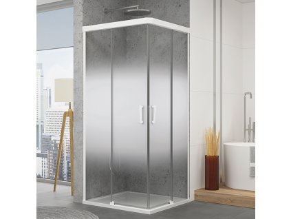 SanSwiss Ronal CADURA 90 cm levé sprchové dveře sklo Shade CAE2G0900968