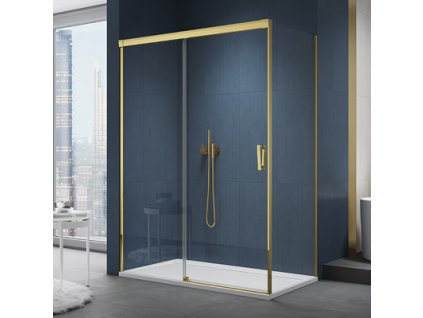 SanSwiss Ronal CADURA 180 cm levé sprchové dveře sklo Shade CAS2G1801268