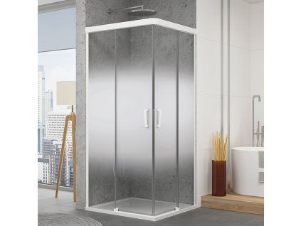 SanSwiss Ronal CADURA 75 cm pravé sprchové dveře sklo Shade CAE2D0750968