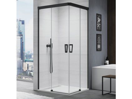 SanSwiss Ronal CADURA 75 cm pravé sprchové dveře sklo Shade CAE2D0750668