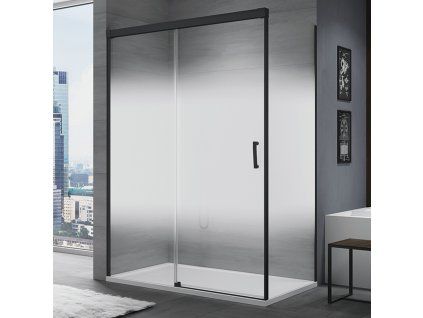 SanSwiss Ronal CADURA 140 cm levé sprchové dveře sklo Shade CAS2G1400668
