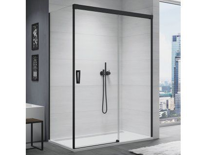SanSwiss Ronal CADURA 100 cm pravé sprchové dveře sklo Transparent CAS2D1000607