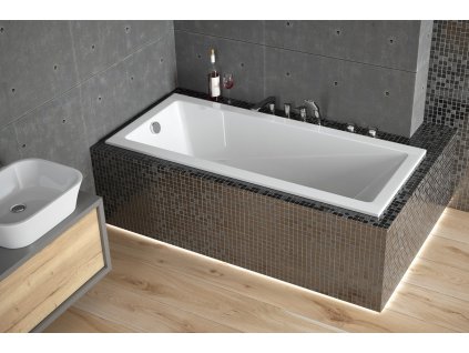 7906 obdelnikova vana modern slim