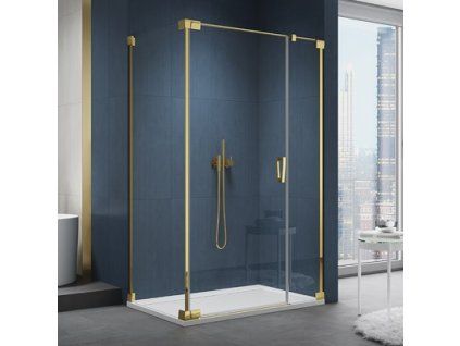 SanSwiss Ronal CADURA 90 cm levé sprchové dveře sklo Shade CA31CG0901268