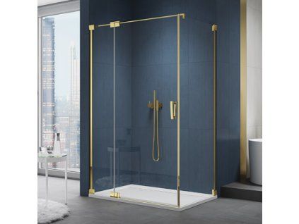 SanSwiss Ronal CADURA 90 cm levé sprchové dveře sklo Transparent CA13G0901207