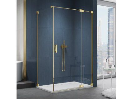 SanSwiss Ronal CADURA 90 cm pravé sprchové dveře sklo Transparent CA13D0901207