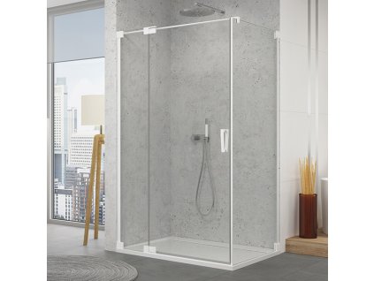 SanSwiss Ronal CADURA 75 cm levé sprchové dveře sklo Transparent CA13G0750907