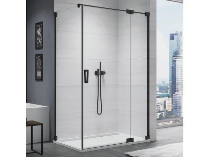 SanSwiss Ronal CADURA 100 cm pravé sprchové dveře sklo Transparent CA13D1000607