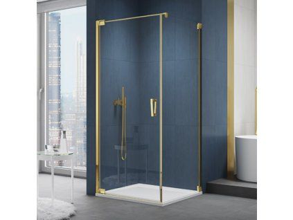 SanSwiss Ronal CADURA 90 cm levé sprchové dveře sklo Shade CA1CG0901268