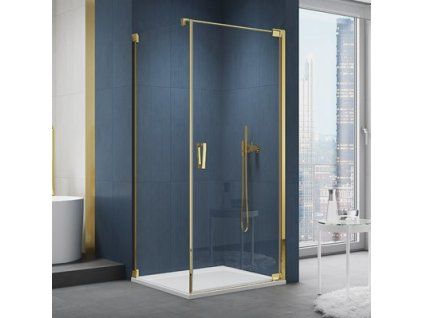 SanSwiss Ronal CADURA 90 cm pravé sprchové dveře sklo Shade CA1CD0901268