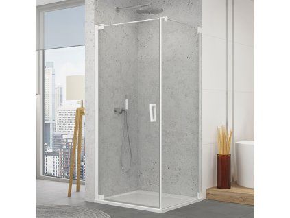 SanSwiss Ronal CADURA 90 cm levé sprchové dveře sklo Transparent CA1CG0900907