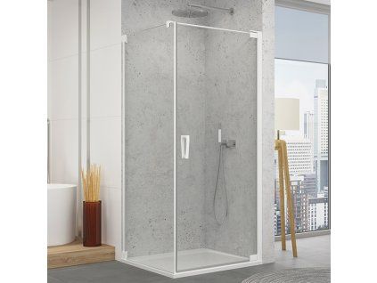 SanSwiss Ronal CADURA 90 cm pravé sprchové dveře sklo Transparent CA1CD0900907