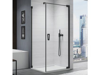 SanSwiss Ronal CADURA 100 cm pravé sprchové dveře sklo Transparent CA1CD1000607