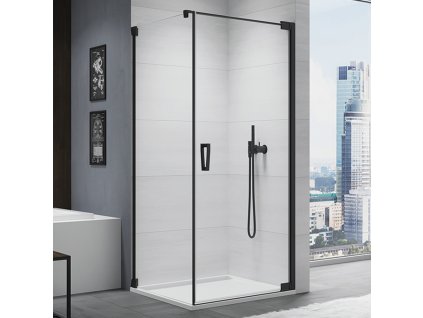 SanSwiss Ronal CADURA 90 cm pravé sprchové dveře sklo Transparent CA1CD0900607