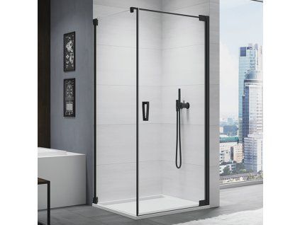 SanSwiss Ronal CADURA 80 cm pravé sprchové dveře sklo Transparent CA1CD0800607