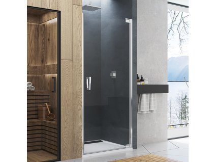 SanSwiss Ronal CADURA 90 cm pravé sprchové dveře sklo Shade CA1CD0905068