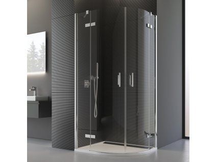 SanSwiss Ronal PUR 100 x 100 cm sprchový kout sklo Transparent PU4P501001007