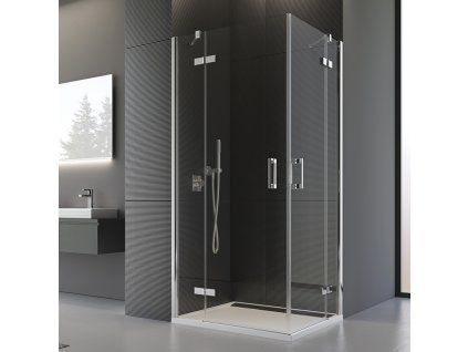 SanSwiss Ronal PUR 120 cm levé sprchové dveře sklo Durlux PUE2PG1201022