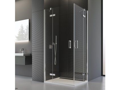 SanSwiss Ronal PUR 100 cm levé sprchové dveře sklo Carre PUE2PG1001030
