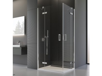 SanSwiss Ronal PUR 90 cm levé sprchové dveře sklo Carre PUE2PG0901030