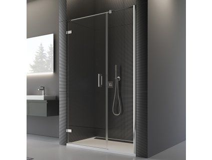 SanSwiss Ronal PUR 100 cm levé sprchové dveře sklo Carre PU31PG1001030