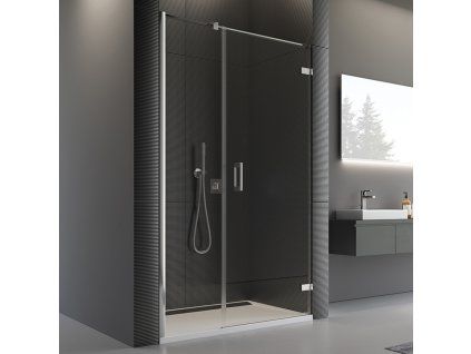 SanSwiss Ronal PUR 100 cm pravé sprchové dveře sklo Carre PU31PD1001030