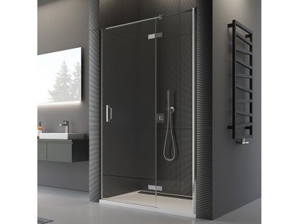 SanSwiss Ronal PUR 90 cm pravé sprchové dveře sklo Durlux PU13PD0901022