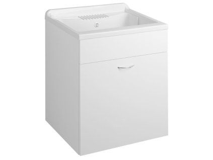 Aqualine 59,5 x 70 x 49,4 cm 57035 skříňka pod výlevku bílá