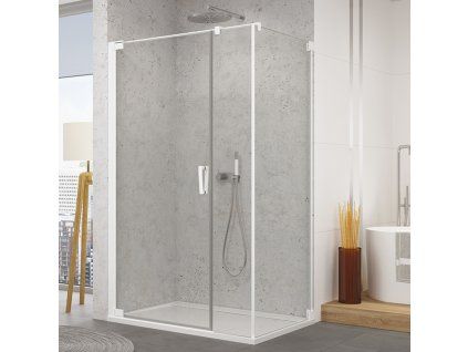 SanSwiss Ronal CADURA 90 cm boční stěna sklo Transparent CAT50900907