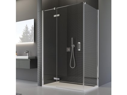 SanSwiss Ronal PUR 120 cm boční stěna sklo Carre PUDT2P1201030