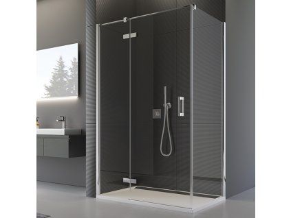 SanSwiss Ronal PUR 70 cm boční stěna sklo Durlux PUDT2P0701022