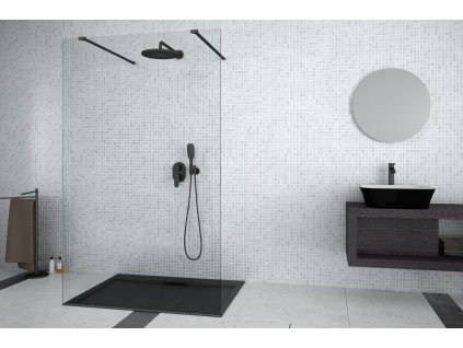 11922 walk in sprchovy kout aveo due black