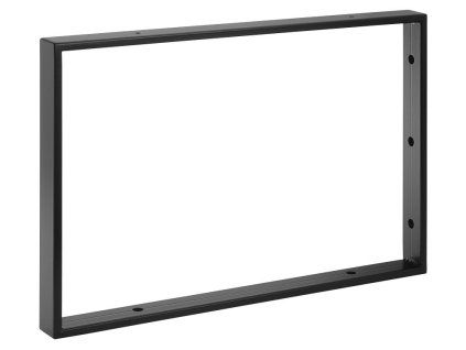Sapho 490 x 330 x 40 mm 30370 Podpěrná konzole lakovaná ocel černá mat 1 ks
