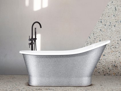 14789 volne stojici vana gloria glam stribrna