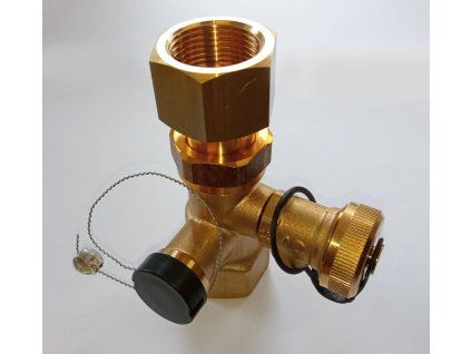 Reflex MK 1" uzavírací armatura se zajištěním s vypouštěním 6830200